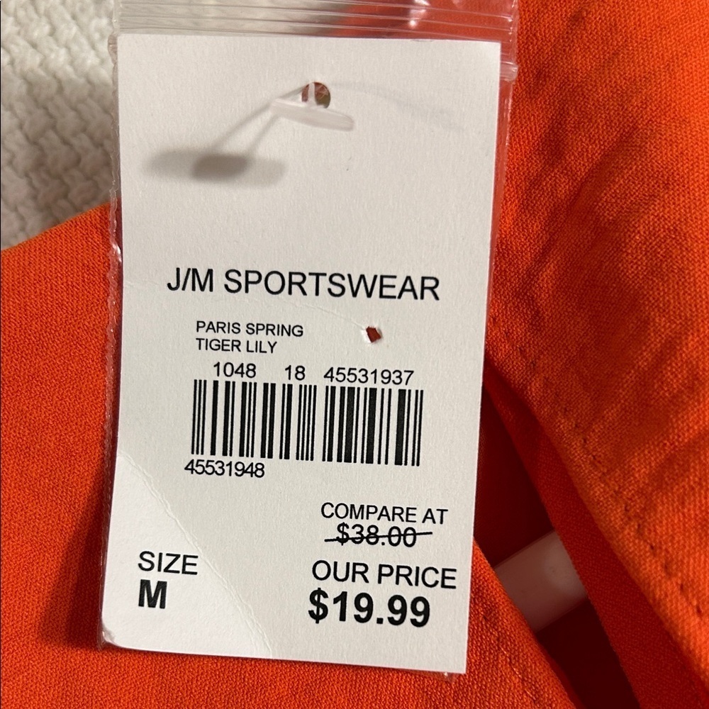 Cato Sleeveless Orange Layered Top - Picture 3 of 10